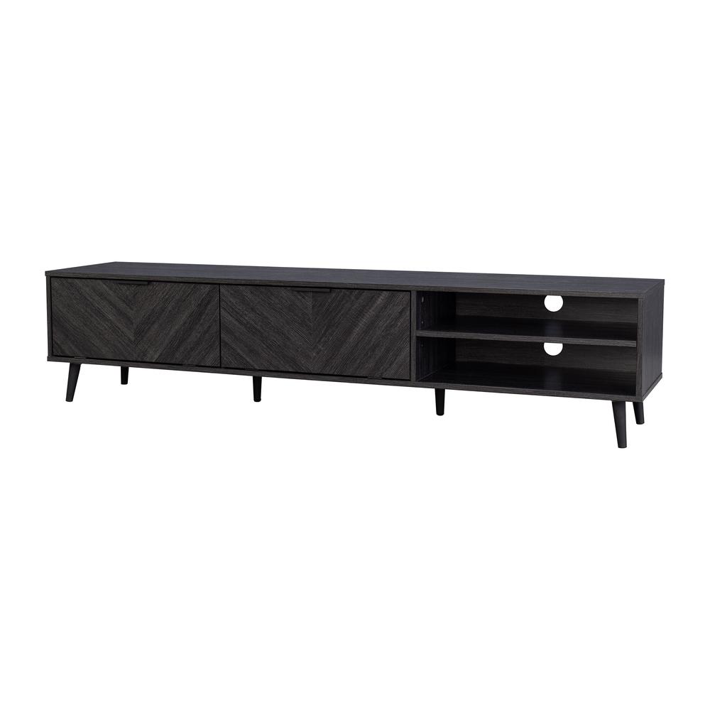 Wood TV Stand, TVs up to 85". Picture 3