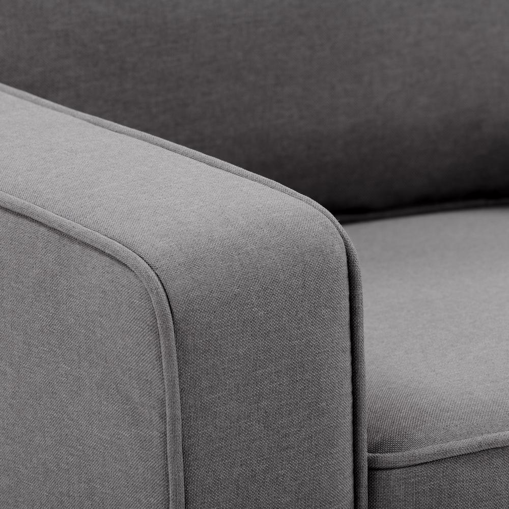 CorLiving Georgia Grey Fabric Accent Chair. Picture 7