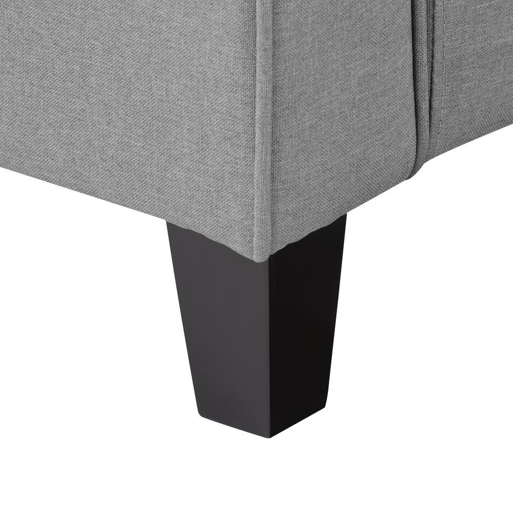 CorLiving Georgia Light Grey Polyester Accent Chair. Picture 9
