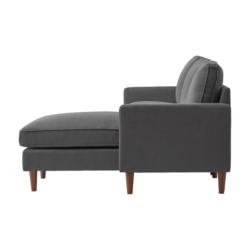 CorLiving Lena Reversible Sectional Sofa Grey. Picture 3