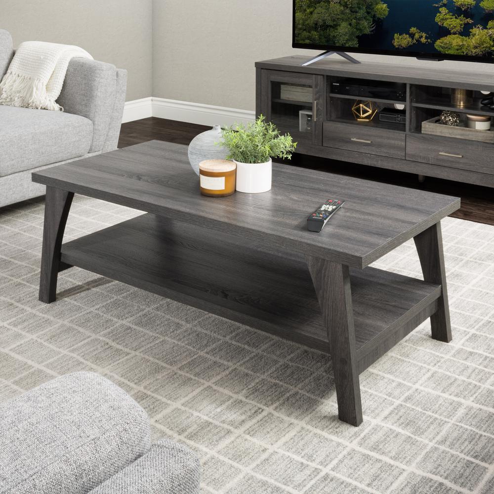 LHW-720-C Hollywood Coffee Table with Shelf. Picture 4