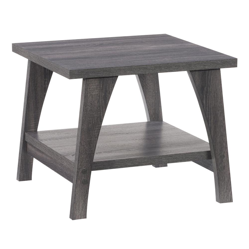 LHW-720-E Hollywood Side Table with Lower Shelf. Picture 2