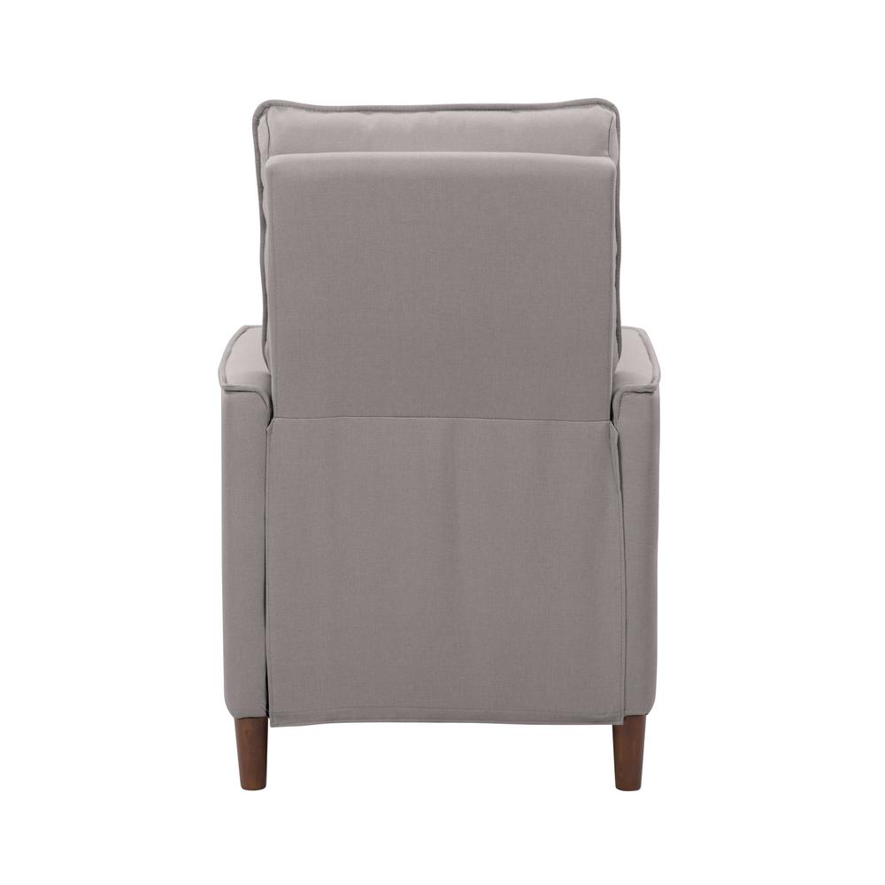 CorLiving Alder Manual Recliner in Light Grey. Picture 8
