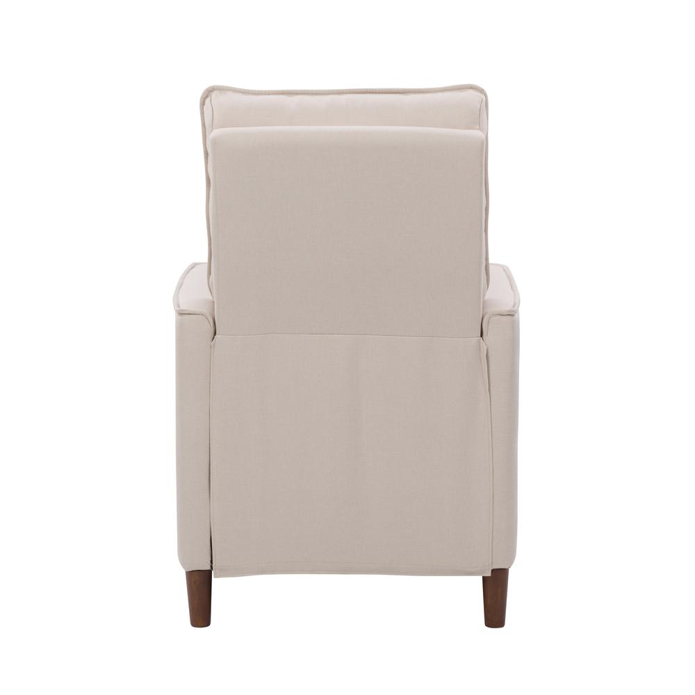 CorLiving Alder Manual Recliner in Beige. Picture 8
