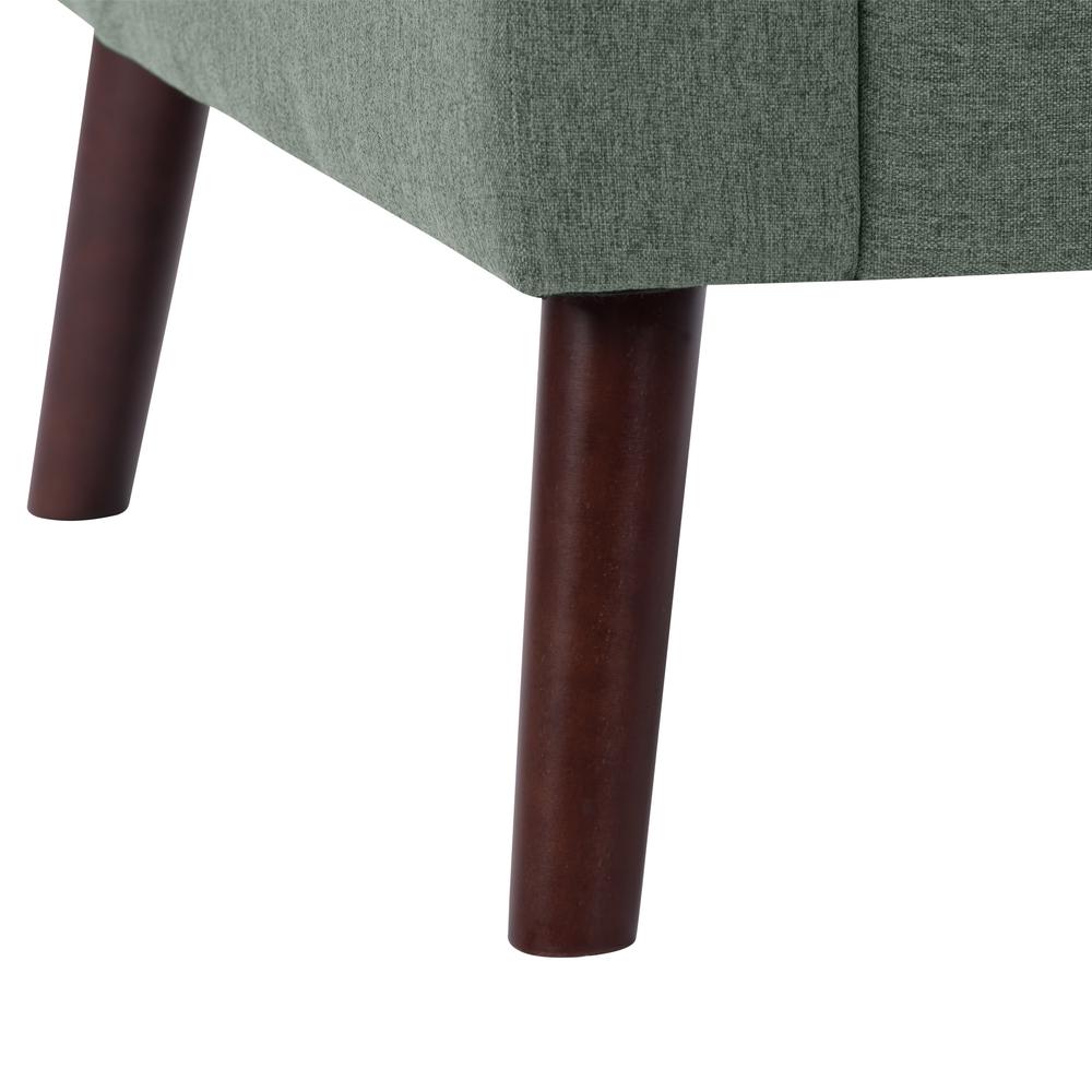 CorLiving Elwood Tufted Accent Chair in Light Green Green. Picture 11