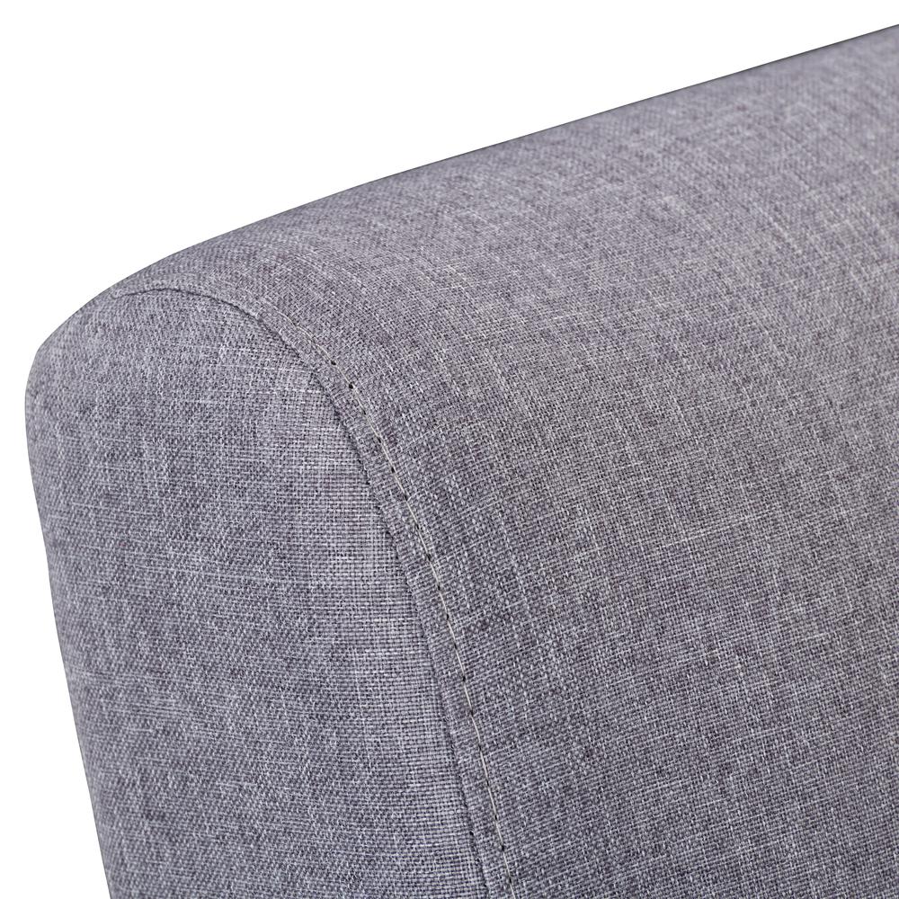 CorLiving Greyson Wood Armchair Light Grey. Picture 10