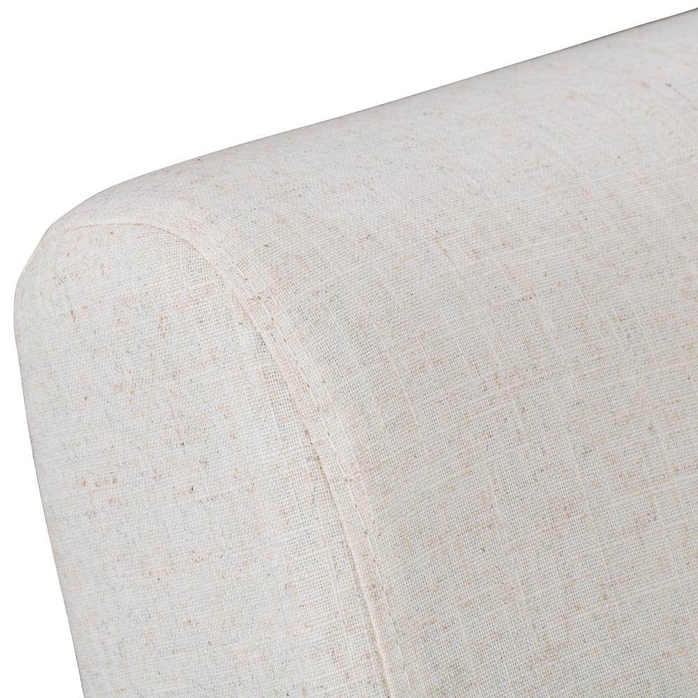 CorLiving Greyson Wood Armchair Beige. Picture 10