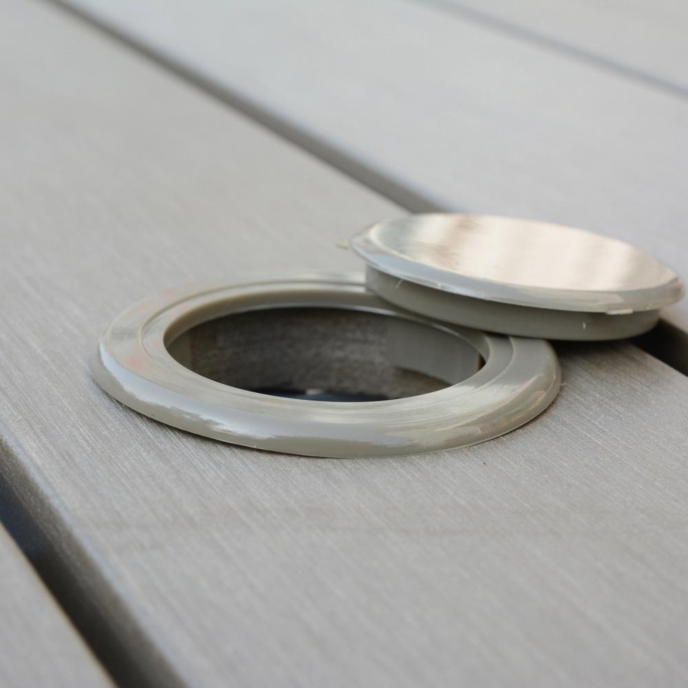 Gallant Sun Bleached Grey Outdoor Dining Table. Picture 6
