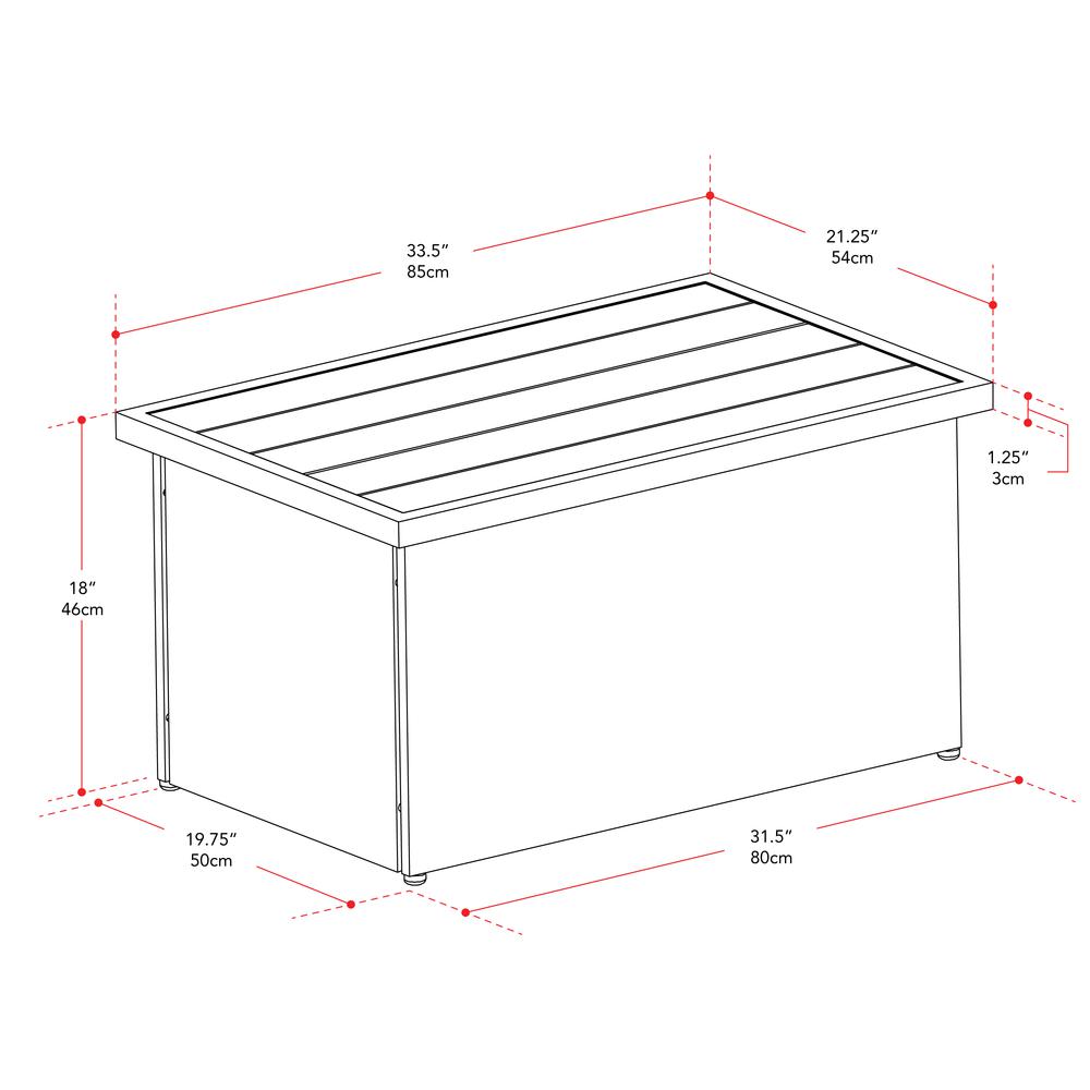 Outdoor Wicker Coffee Table. Picture 5