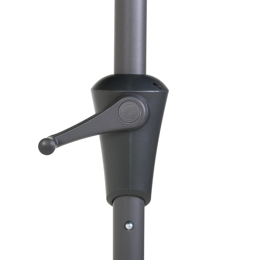 Tilting Patio Umbrella in Black. Picture 6