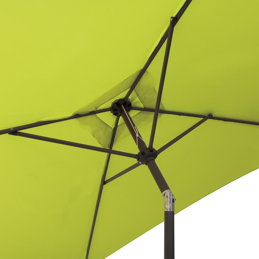 Square Patio Umbrella in Lime Green. Picture 4