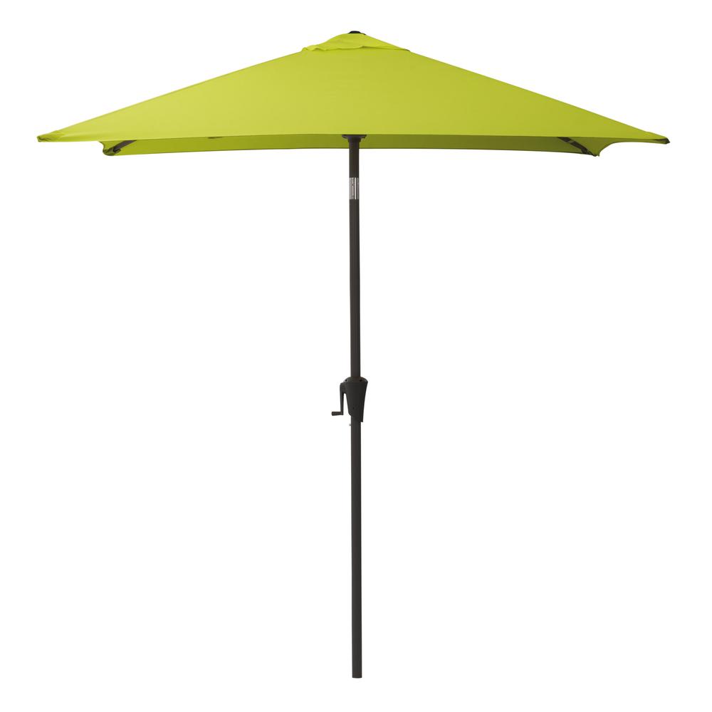 Square Patio Umbrella in Lime Green. Picture 1