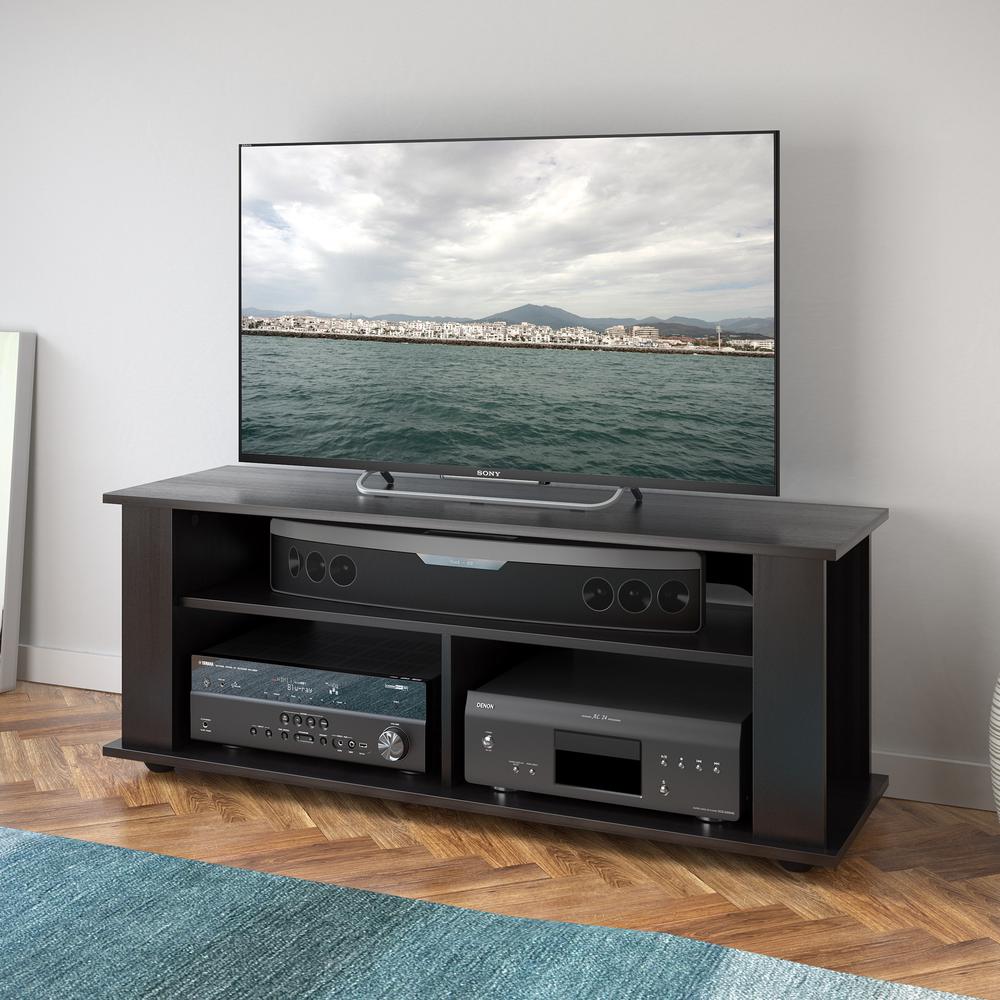 Bakersfield Ravenwood Black TV Stand, for TVs up to 55". Picture 3