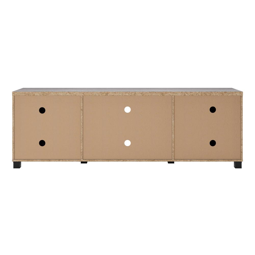 CorLiving TV Stand with Doors, TVs up to 85" Dark Grey. Picture 5