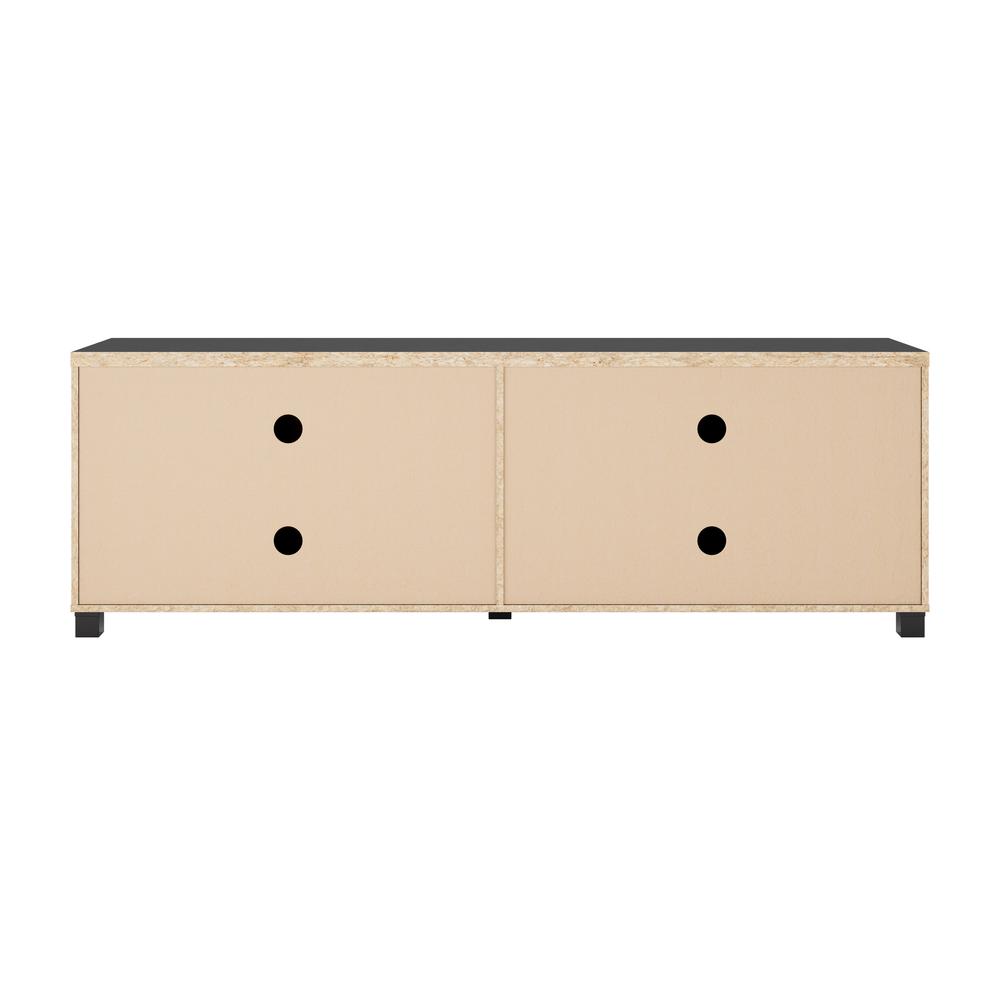 CorLiving TV Stand with Doors, TVs up to 85", Black Ravenwood. Picture 5