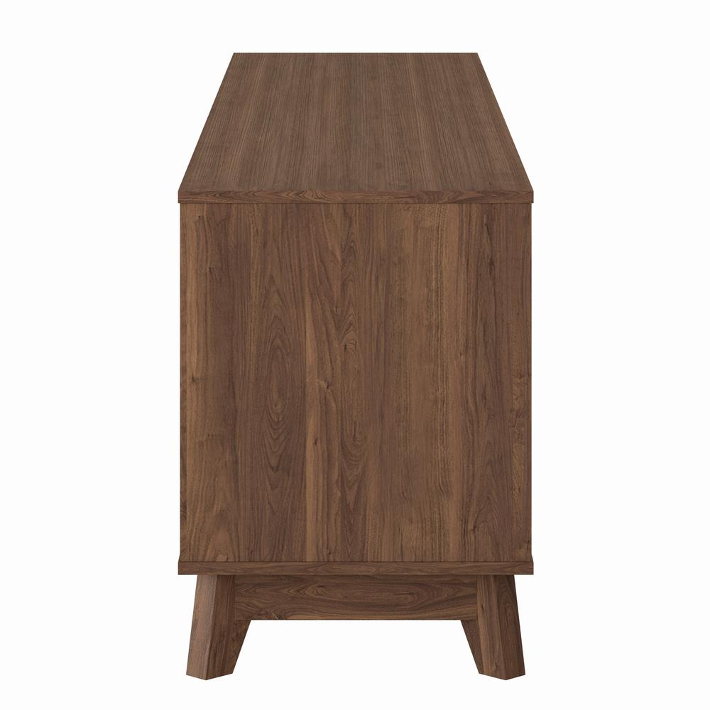 CorLiving Hollywood Brown Wood Grain TV Stand with Drawers for TVs up to 85". Picture 6