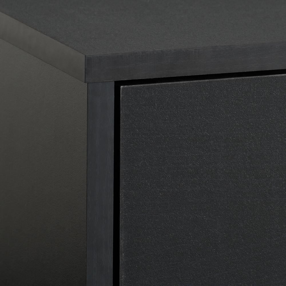 CorLiving Hollywood Black TV Stand with Doors for TVs up to 85". Picture 8
