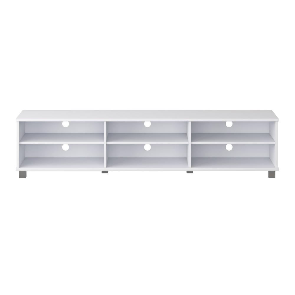CorLiving Hollywood White TV Stand for TVs up to 85". Picture 1