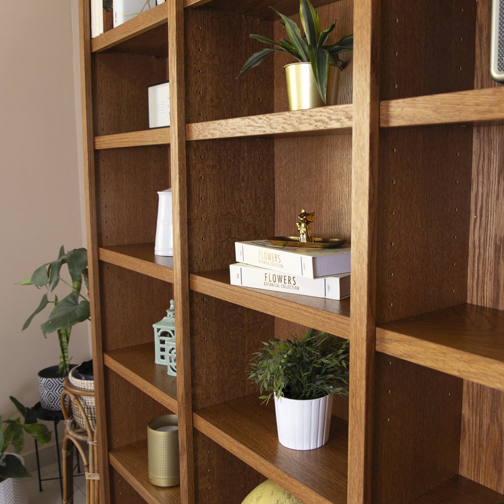 Concepts in Wood 72 x 84 Wall Storage Unit, Dry Oak Finish. Picture 6