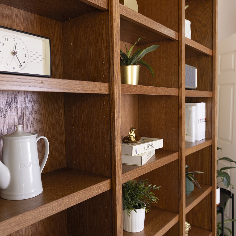 Concepts in Wood 72 x 84 Wall Storage Unit, Dry Oak Finish. Picture 5