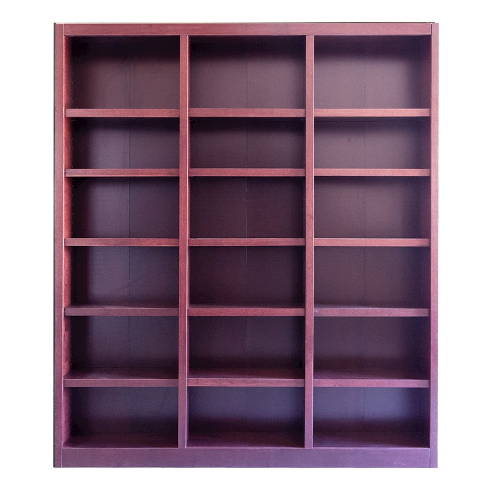 Concepts in Wood 72 x 84 Wall Storage Unit, Cherry Finish. Picture 1