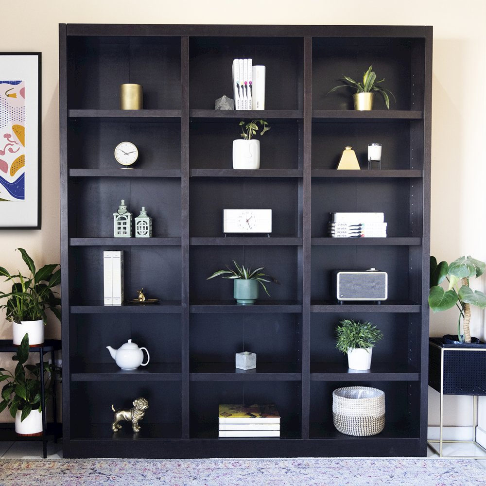 Concepts in Wood 72 x 84 Wall Storage Unit, Espresso Finish. Picture 9