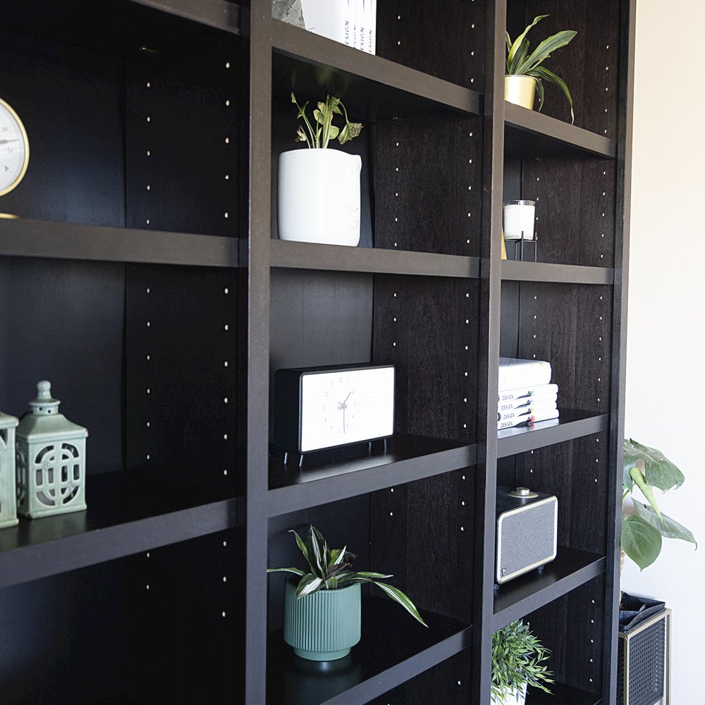 Concepts in Wood 72 x 84 Wall Storage Unit, Espresso Finish. Picture 5