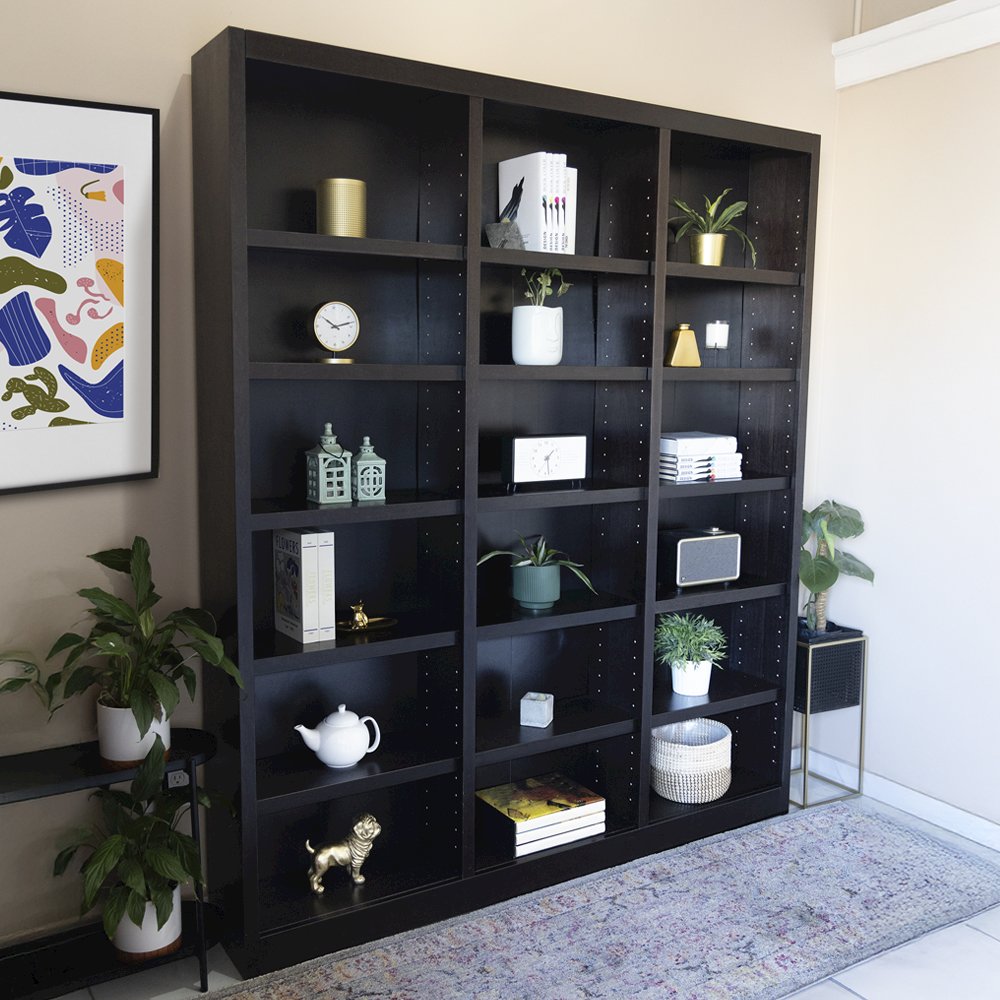 Concepts in Wood 72 x 84 Wall Storage Unit, Espresso Finish. Picture 7