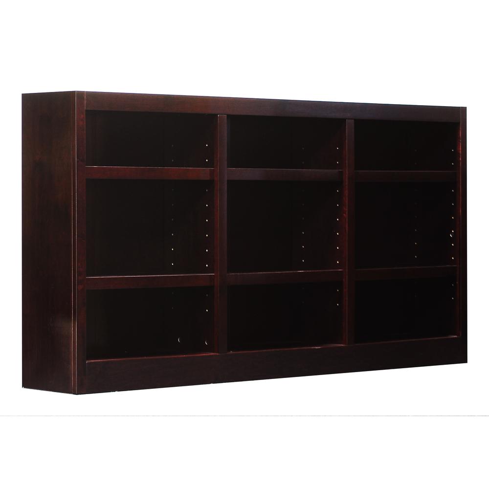 Concepts in Wood 72 x 36 Wall Storage Unit, Cherry Finish. Picture 3