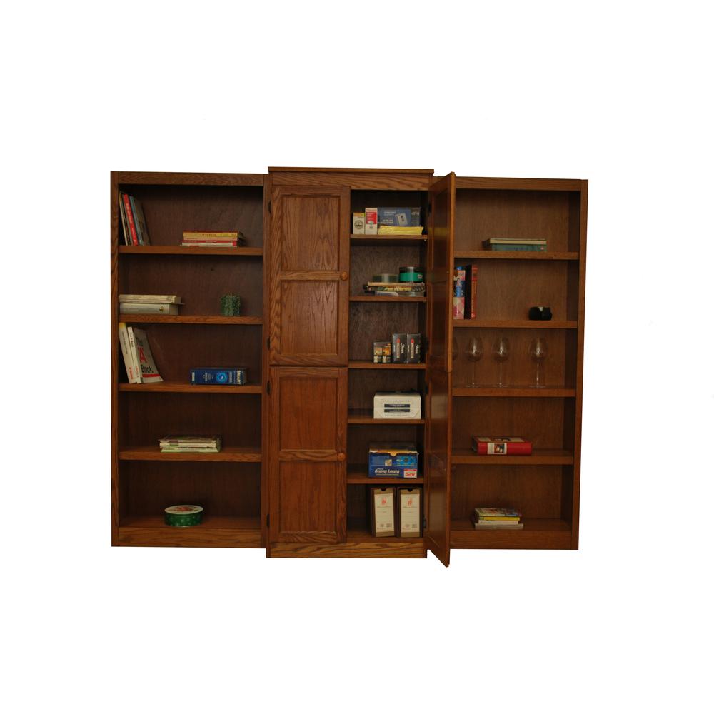 Concepts in Wood Wall and Storage System, 15 Shelves, Dry Oak Finish, 3pc. Picture 2