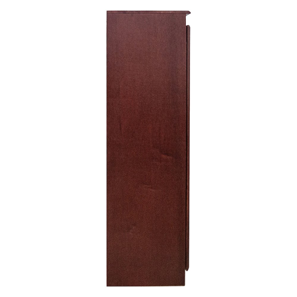 Concepts in Wood Multi-use Storage Cabinet, 4 Shelves, Cherry Finish. Picture 6
