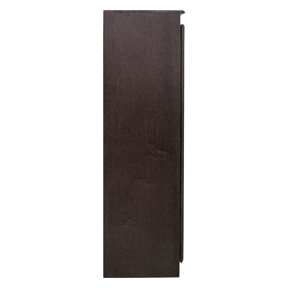 Concepts in Wood Multi-use Storage Cabinet, 4 Shelves, Espresso Finish. Picture 6