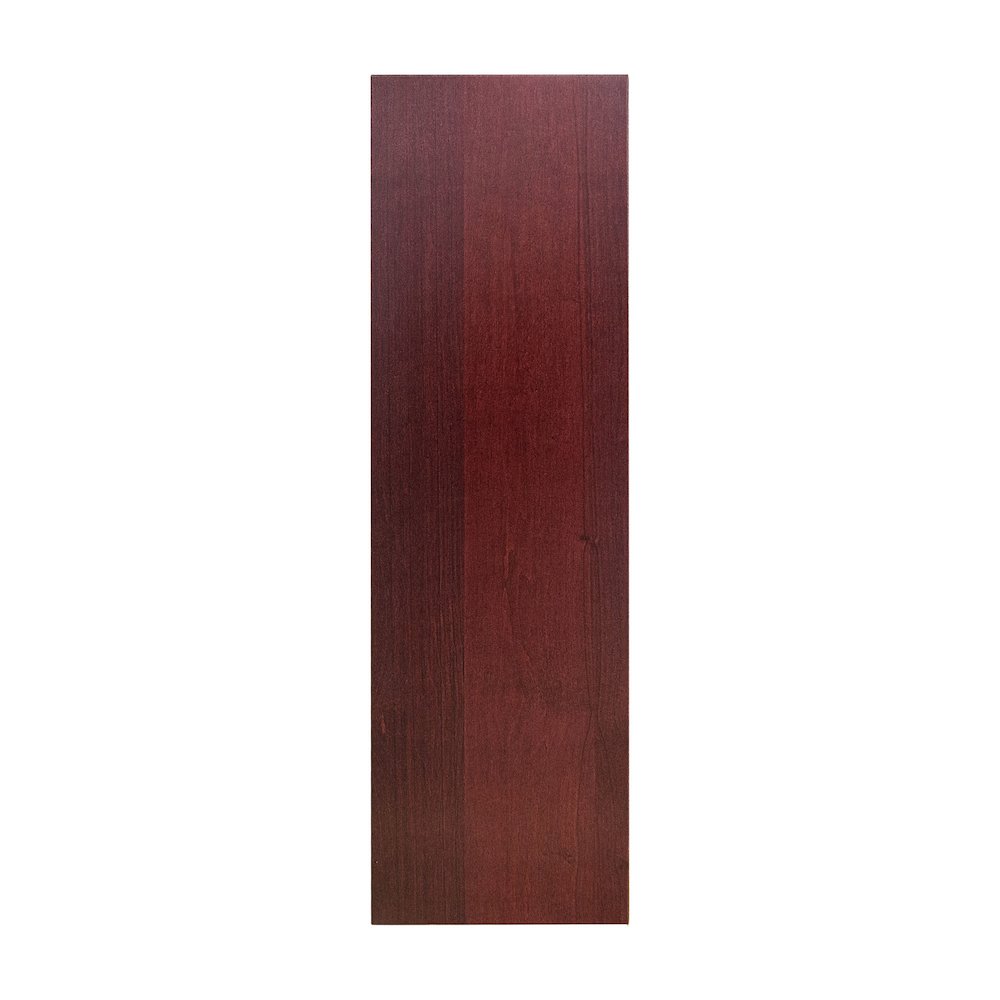 Concepts in Wood Single Wide Bookcase, 3 Shelves, Cherry Finish. Picture 4