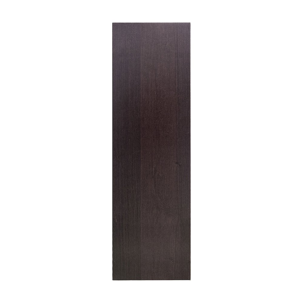 Concepts in Wood Single Wide Bookcase, 3 Shelves, Espresso Finish. Picture 4