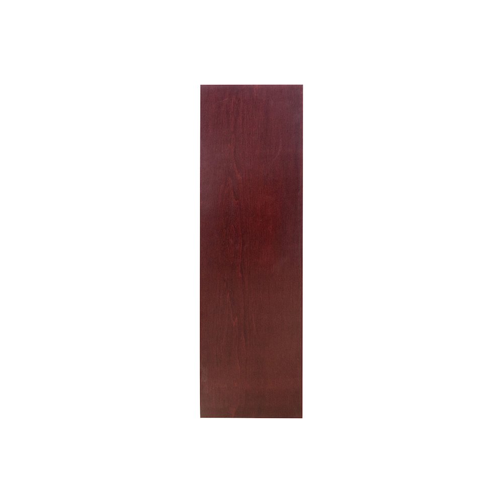 Concepts in Wood Double Wide Bookcase, 6 Shelves, Cherry Finish. Picture 4