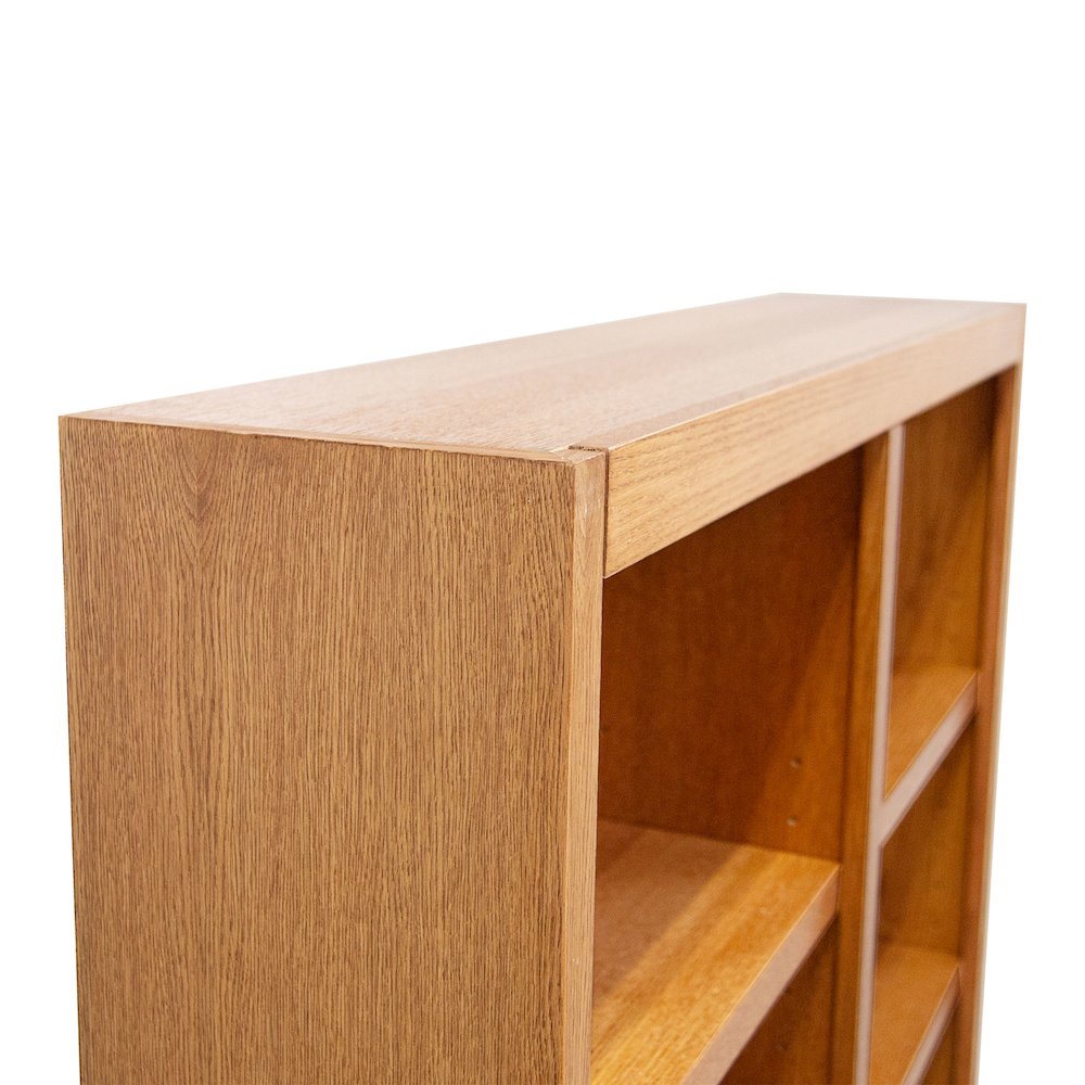 Concepts in Wood Double Wide Bookcase, 10 Shelves, Dry Oak Finish. Picture 3