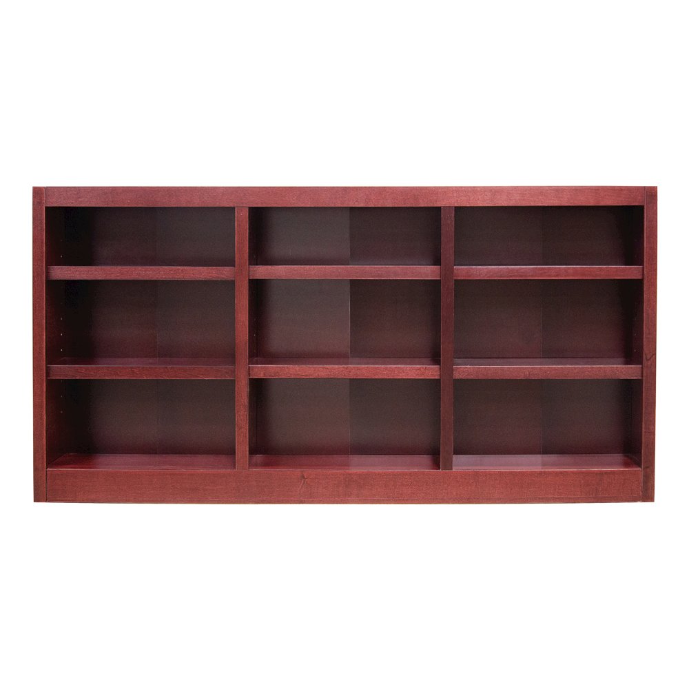 Concepts in Wood 72 x 36 Wall Storage Unit, Cherry Finish. Picture 1