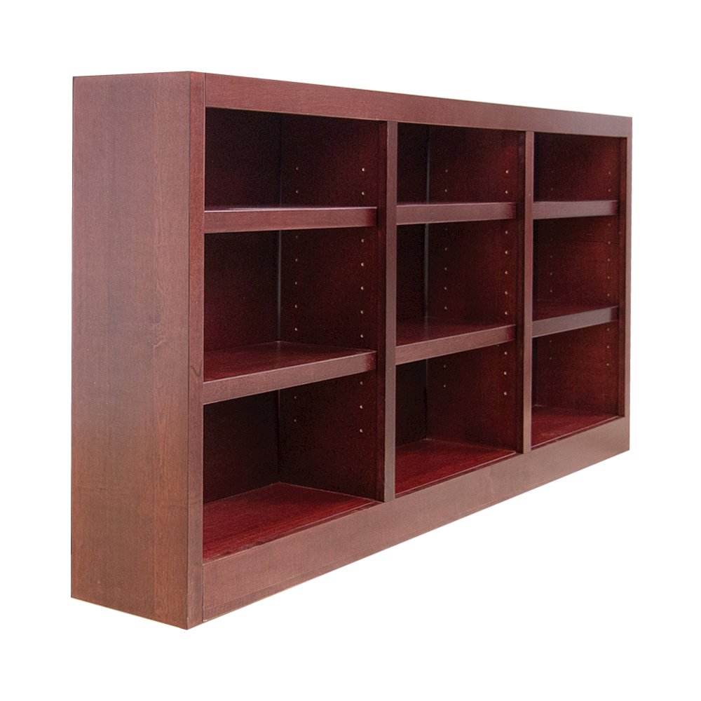 Concepts in Wood 72 x 36 Wall Storage Unit, Cherry Finish. Picture 3