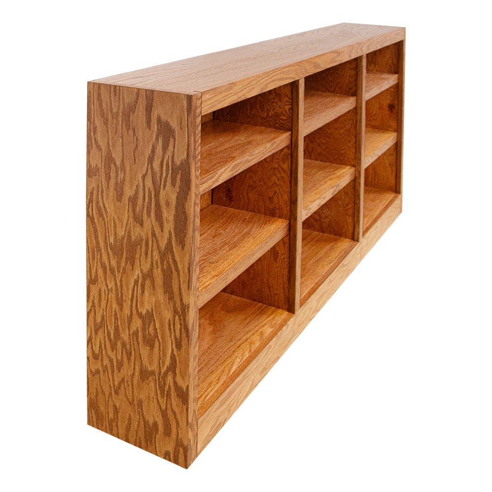 Concepts in Wood 72 x 36 Wall Storage Unit, Dry Oak Finish. Picture 4