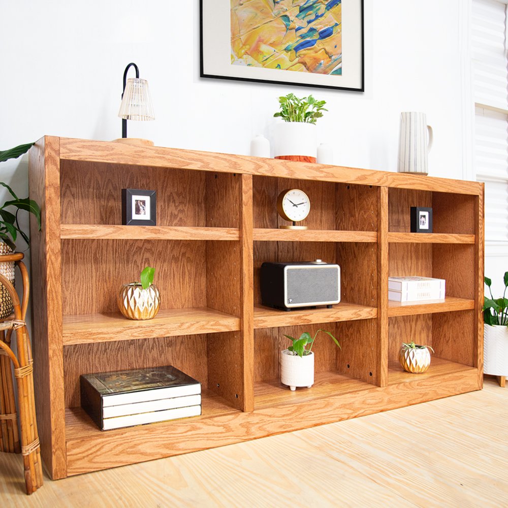 Concepts in Wood 72 x 36 Wall Storage Unit, Dry Oak Finish. Picture 6