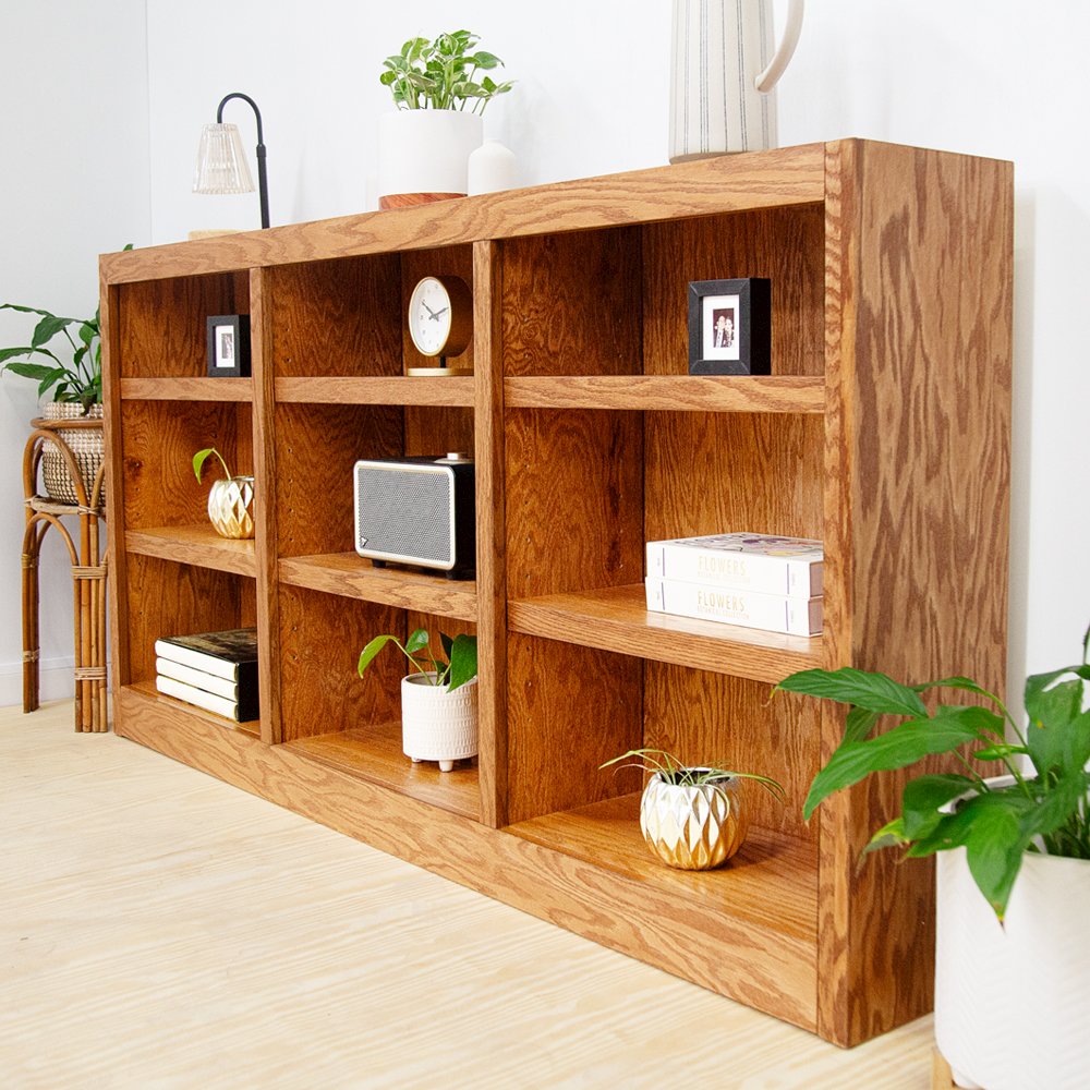 Concepts in Wood 72 x 36 Wall Storage Unit, Dry Oak Finish. Picture 7