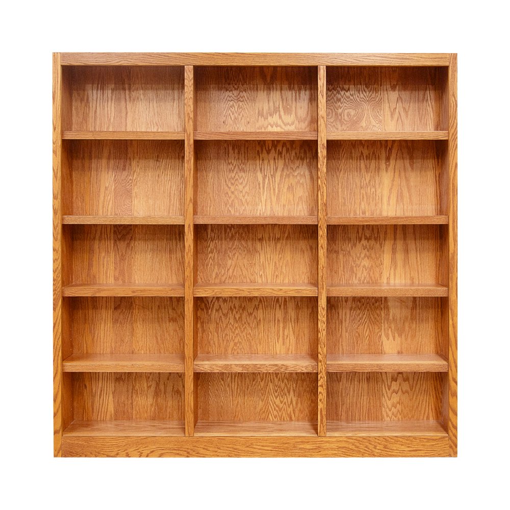 Concepts in Wood 72 x 72 Wall Storage Unit, Dry Oak Finish. Picture 1