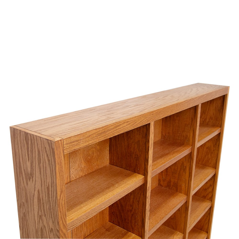 Concepts in Wood 72 x 72 Wall Storage Unit, Dry Oak Finish. Picture 4