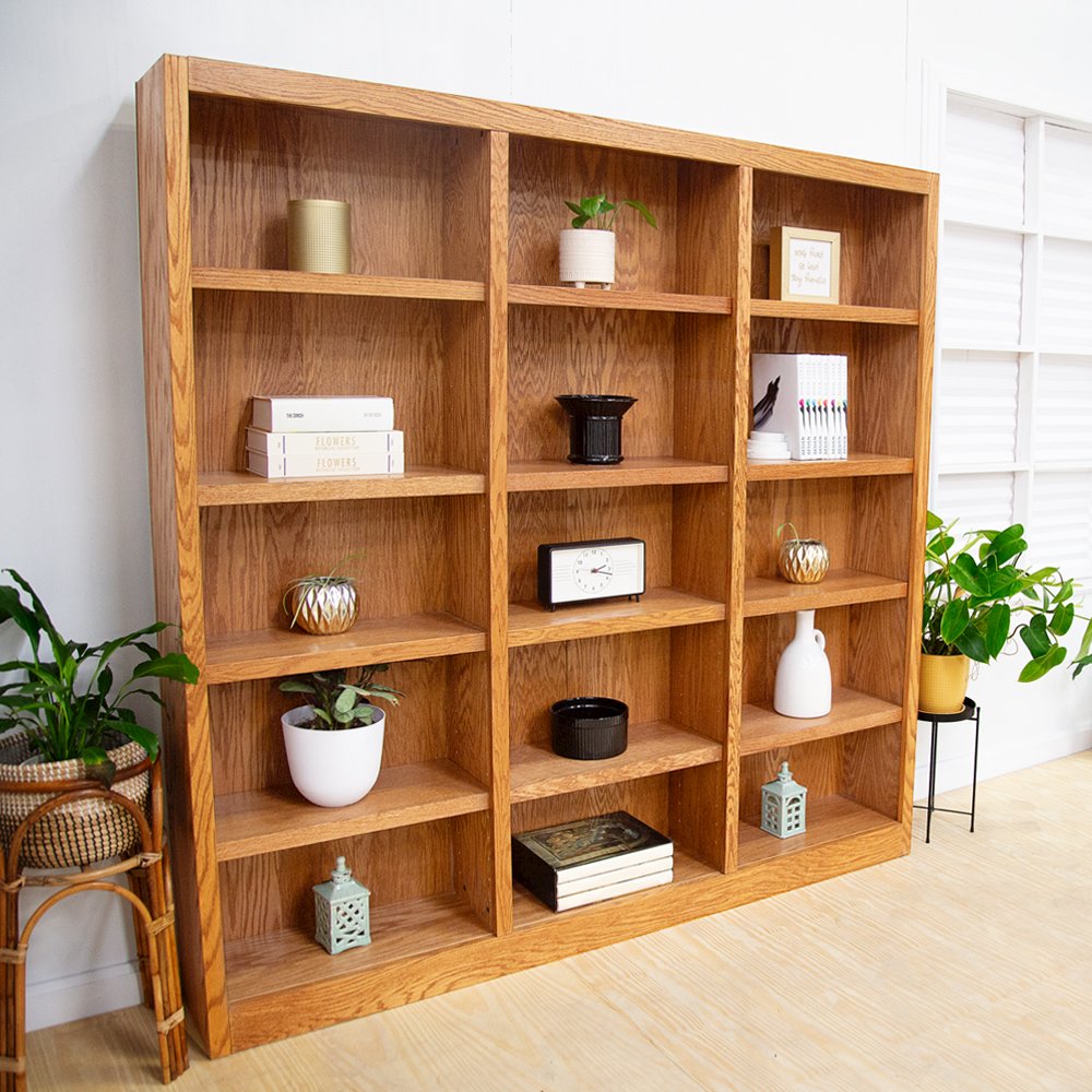 Concepts in Wood 72 x 72 Wall Storage Unit, Dry Oak Finish. Picture 6