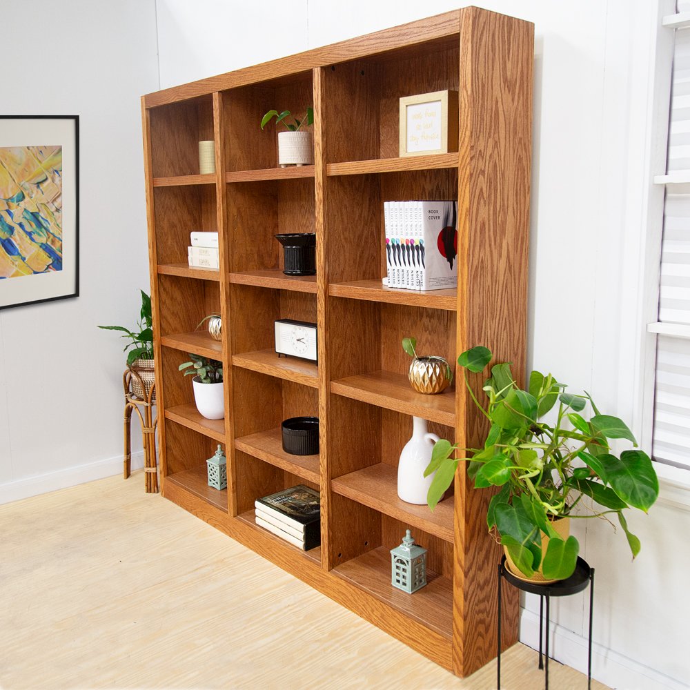 Concepts in Wood 72 x 72 Wall Storage Unit, Dry Oak Finish. Picture 7