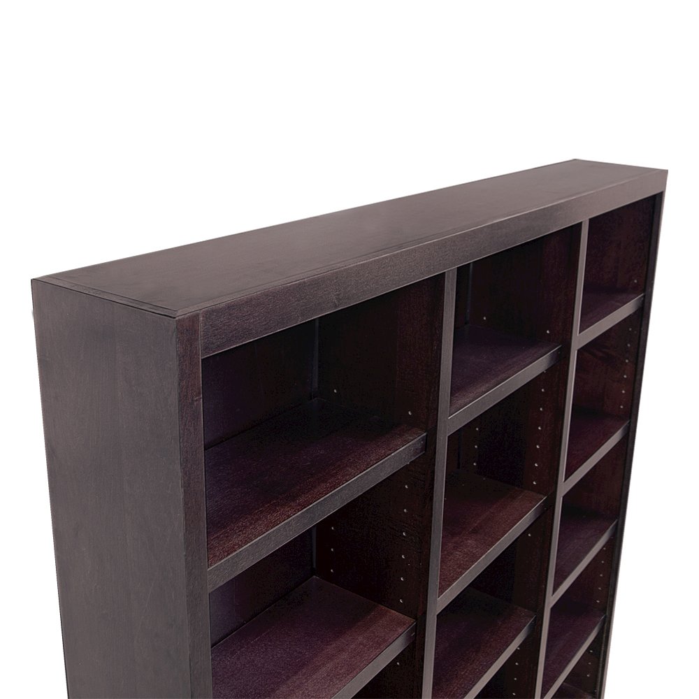 Concepts in Wood 72 x 72 Wall Storage Unit, Espresso Finish. Picture 4