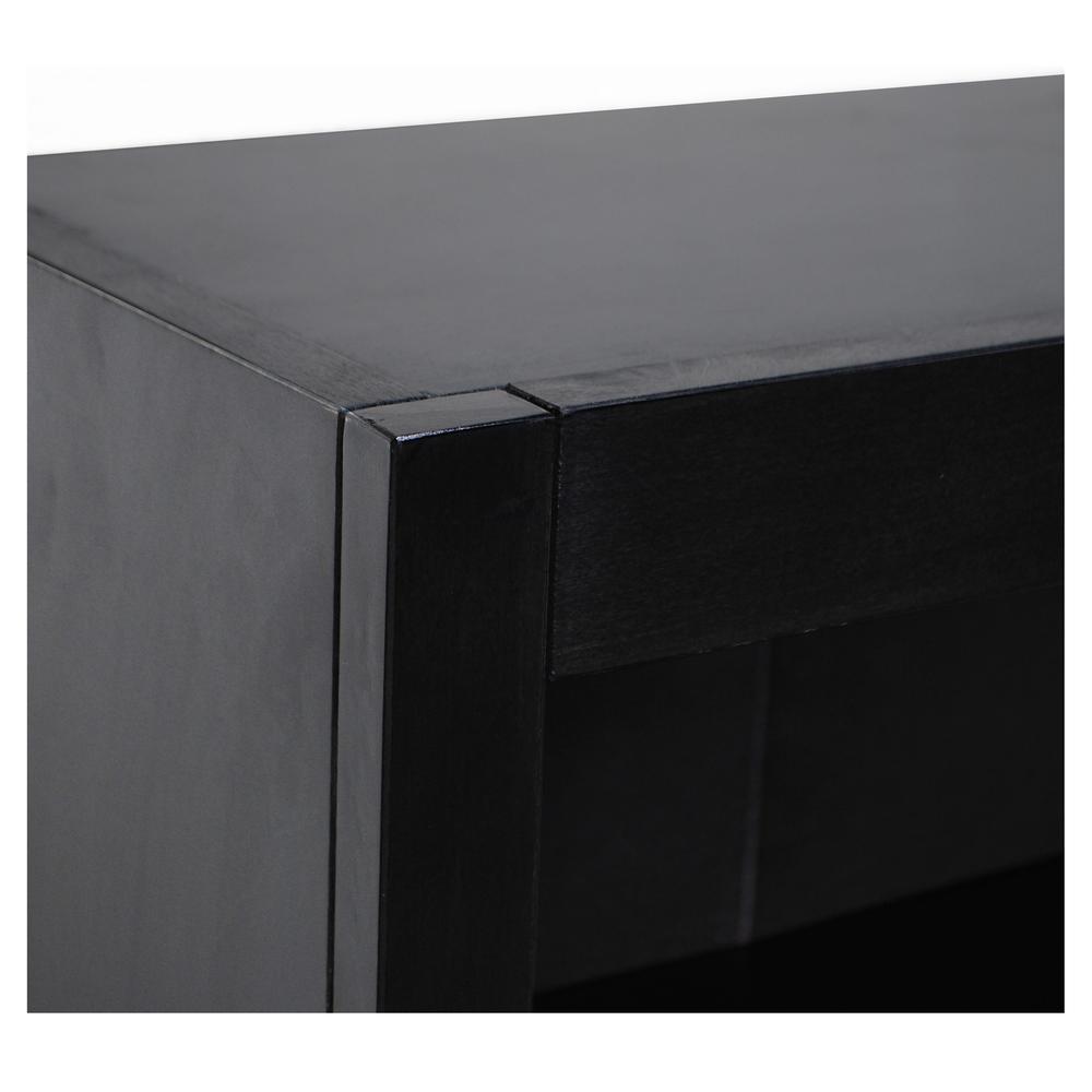 Concepts in Wood Single Wide Bookcase, 4 Shelves, Espresso Finish. Picture 3