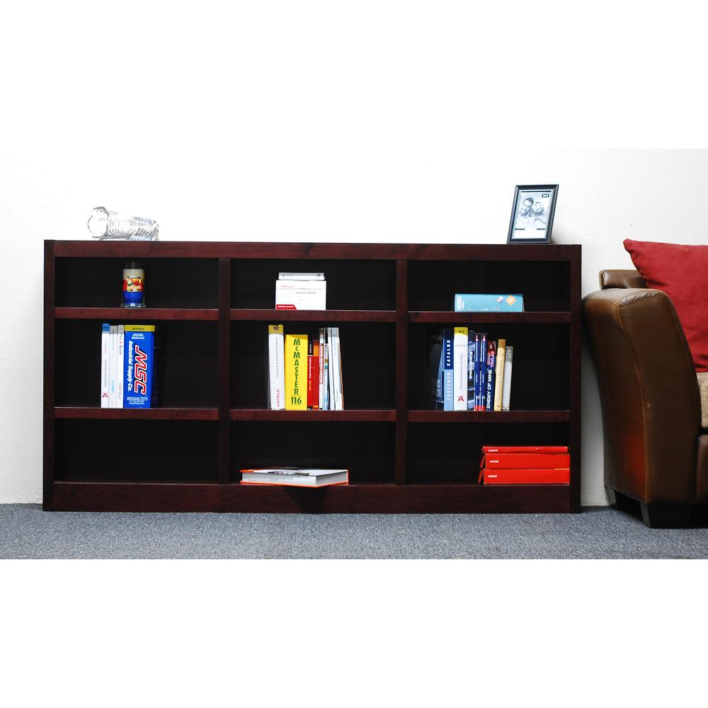 Concepts in Wood 72 x 36 Wall Storage Unit, Cherry Finish. Picture 1