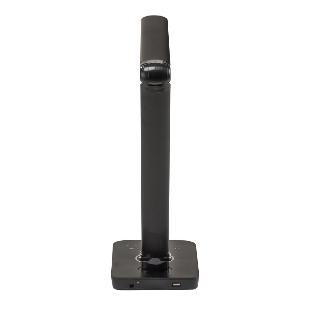 Vamp™  LED Wireless Charging Lamp - Black. Picture 1