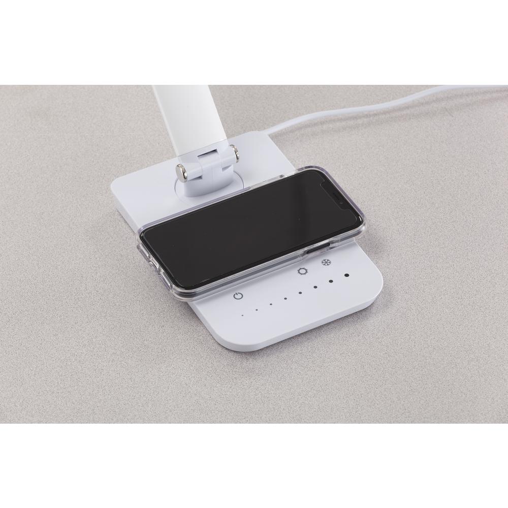 Vamp  LED Wireless Charging Lamp- 1009WH. Picture 6